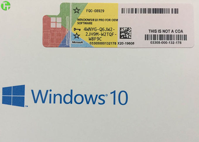 Boîte 2010 pro, pro hausse au détail de Windows 10 de bureau de de Microsoft de paquet de Windows 10