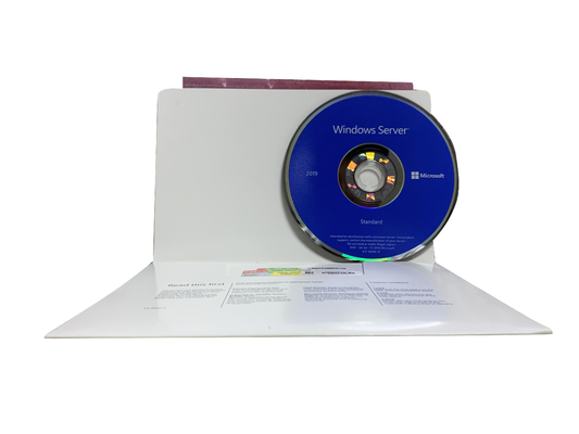 Sealed DVD Package Windows Server 2019 Standard 16 Core English 1pk DSP OEM Pack