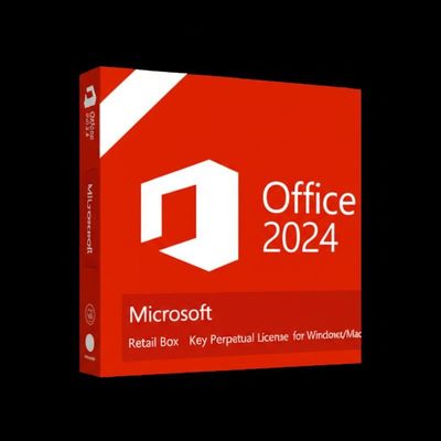 Microsoft Office 2024  Retail Box Key Perpetual License for Windows/Mac