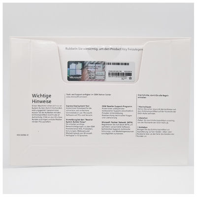 Microsoft Windows 11 Pro allemand OEM DVD Pack clé de licence originale 64 bits