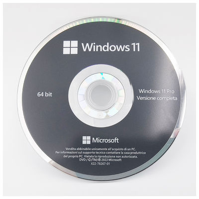 Windows 11 Pro OEM Italien 64 bits Fonctionnalités Professionnelles avec Interface Italienne Complète