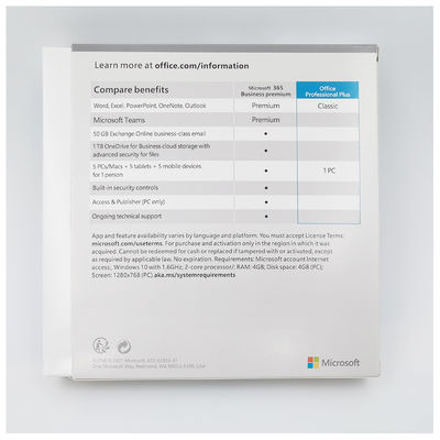 Microsoft Office 2021 Pro Plus Licence à vie clé de compte liant pour PC Windows