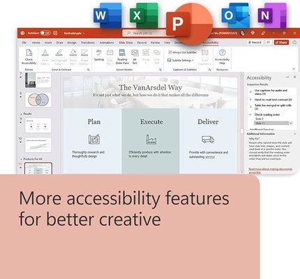 Clé de licence perpétuelle Microsoft Office 2024 (Livraison numérique)