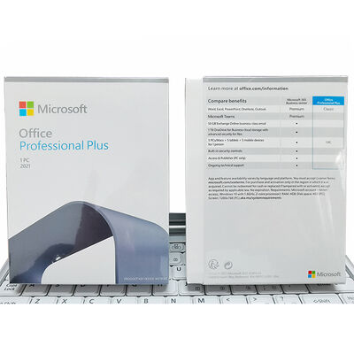 Licence numérique officielle Microsoft Office 2021 Pro Plus Key 1 PC