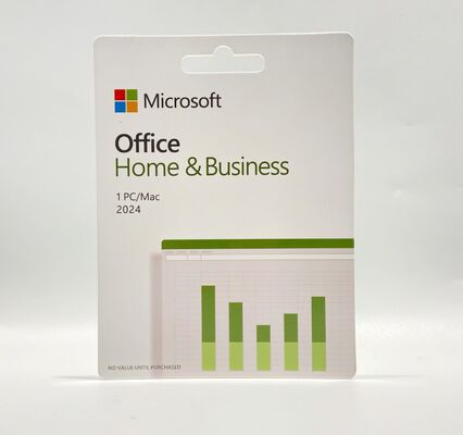 Licence perpétuelle Microsoft Office 2024 Famille et Petite Entreprise, utilisation commerciale, CLÉ LIÉE