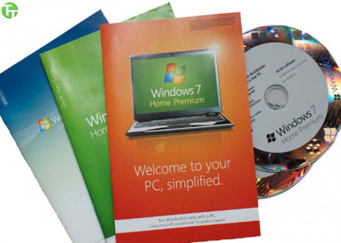 Version de logiciels de Microsoft Windows 7 la pleine avec la clé d'activation, gagnent la boîte 7 au détail finale