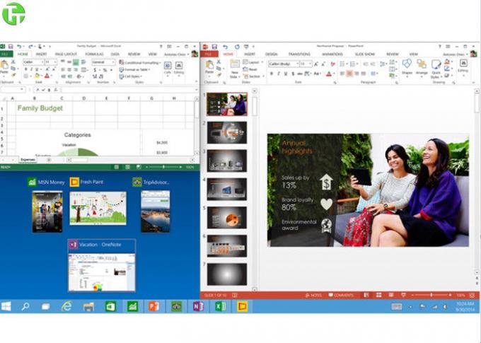 Code principal de Microsoft Office Windows 10, boîte de vente au détail d'OEM de professionnel de Windows 10