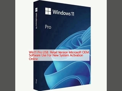 Win11 Pro USB Version de détail Microsoft Utilisation du logiciel OEM pour l'activation du nouveau système en ligne