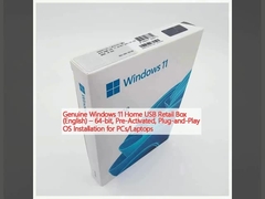 Boîte de détail USB Windows 11 Home originale (en anglais) 64 bits, pré-activé, installation de système d'exploitation plug-and-play pour PC/ordinateurs portables