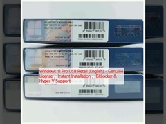 Windows 11 Pro USB (en anglais) - Licence originale, installation instantanée, prise en charge de BitLocker et Hyper-V