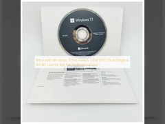 Microsoft Windows 11 Pro Pack DVD OEM français Original clé de licence 64 bits pour une utilisation professionnelle