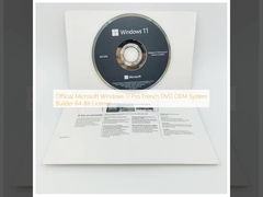 Licence officielle de 64 bits pour le générateur de système OEM de DVD français Microsoft Windows 11 Pro