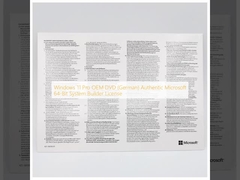 Windows 11 Pro OEM DVD (allemand) Autentique Licence de fabricant de système 64 bits de Microsoft